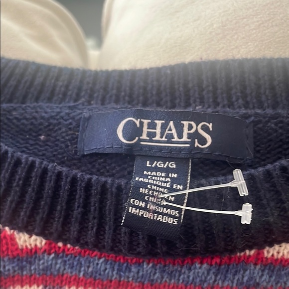 Chaps Multicolor Patterned Sweater - Picture 2 of 3